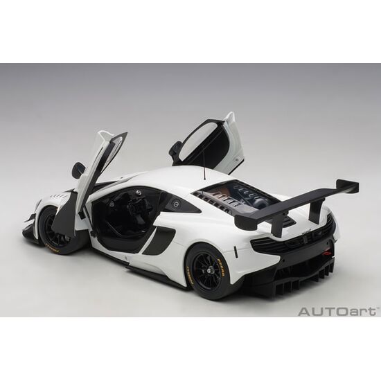 MCLAREN 650S GT3 blanc 1:18 white/ black accents (composite model/2 door openings), 2 image