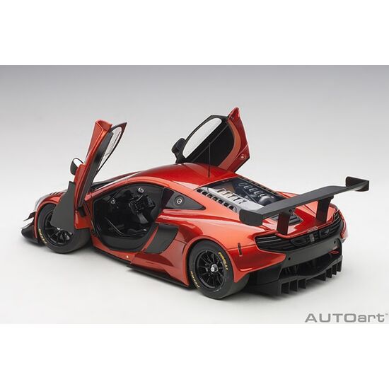 MCLAREN 650S GT3 orange 1:18 volcano orange/black accents (composite model/2 door openings), 2 image