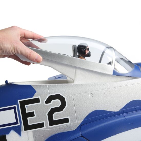 AVION P-51D MUSTANG 1320mm EP PNP a/Smart Technology PRIX NET/NET SANS RABAIS, 18 image
