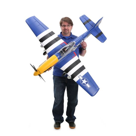AVION P-51D MUSTANG 1320mm EP PNP a/Smart Technology PRIX NET/NET SANS RABAIS, 6 image