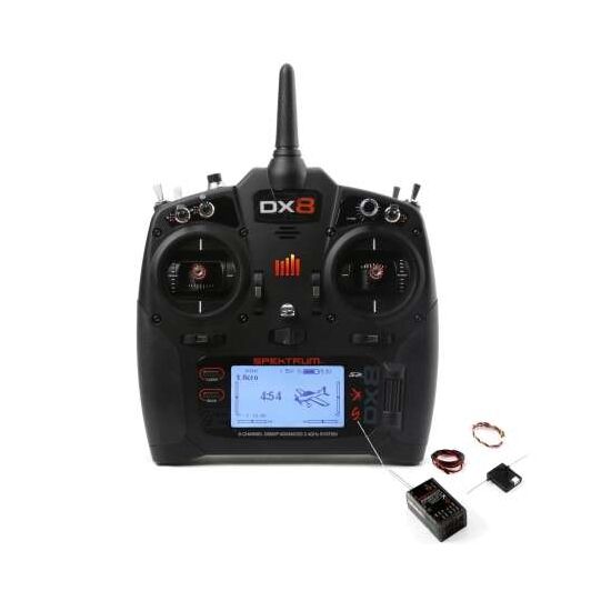 RADIO AIR DX8 G2 8CH DSMX Mode 2 a/récepteur AR8010T