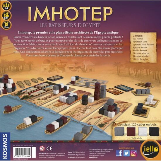 Imhotep Bâtisseurs d'Egypte 10+/2-4, 2 image
