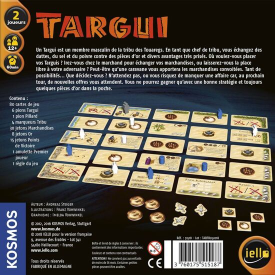 Targui jeu pour 2 joueurs 12+/2, 2 image