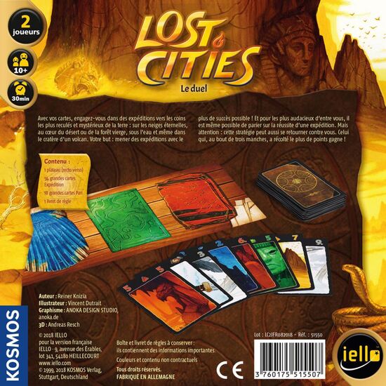 Lost Cities Le Duel F 10+/2, 2 image