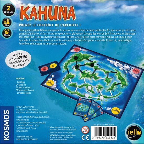 Kahuna jeu pour 2 joueurs 10+/2, 2 image