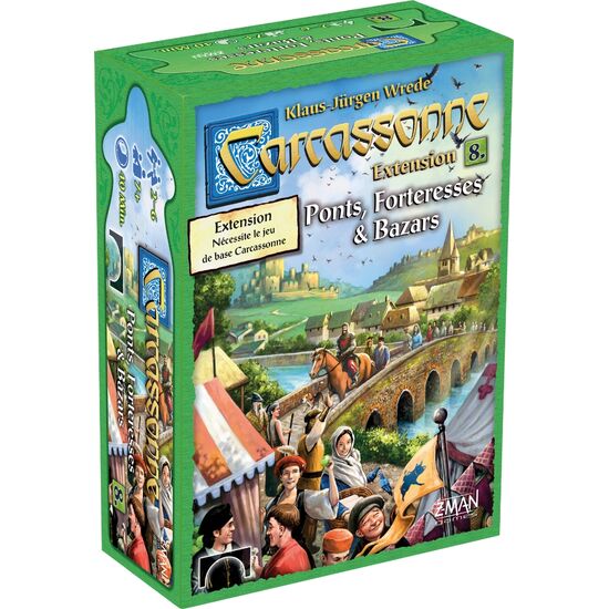 CARCASSONNE 8.ext.Ponts,fort. 7+/2-6