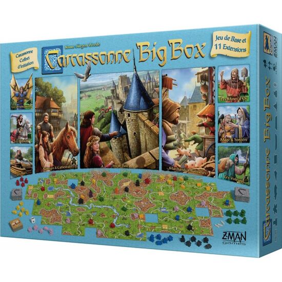 CARCASSONNE Big Box & 11 ext. 7+/2-8