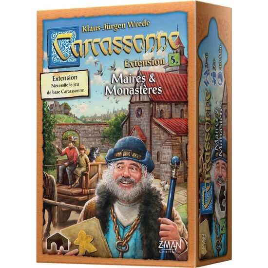 CARCASSONNE 5 ext.Maires &Mona.7+/2-6