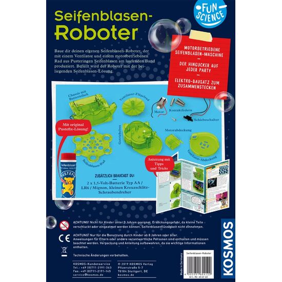 FUN SCIENCE Seifenblasen Roboter 8-12, 2 image