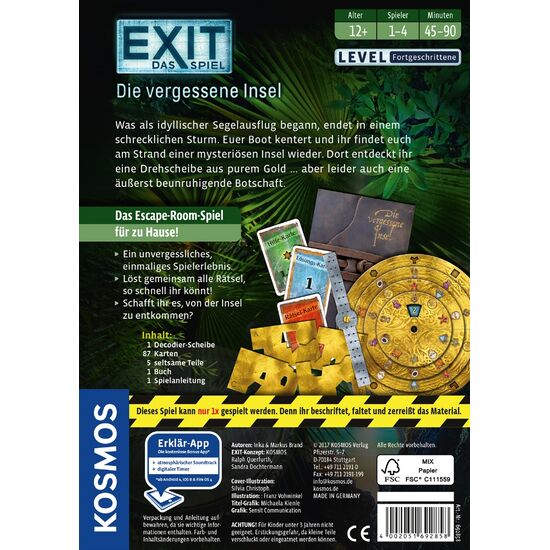 SPIEL EXIT Vergessene Insel 12+/1-4, 2 image