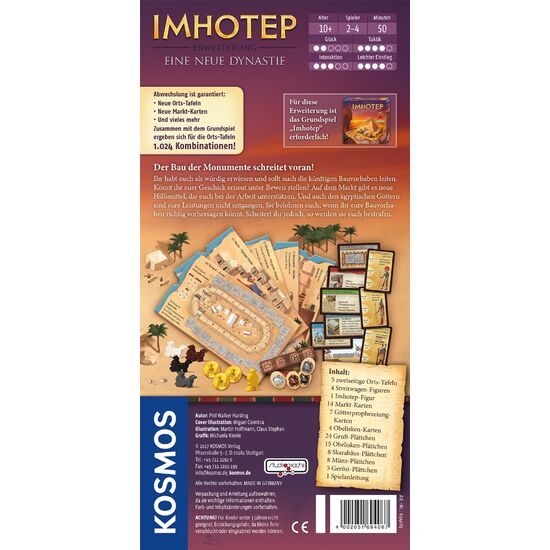 SPIEL Imhotep Erweiterung 10+/2-4, 2 image