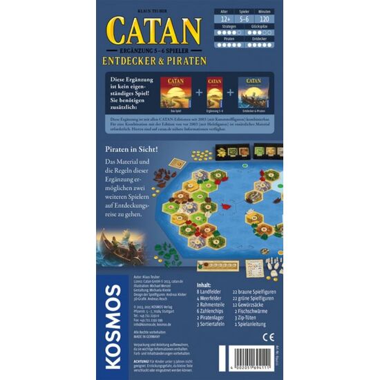 CATAN Entdecker & Piraten Erg.12+/5-6, 2 image