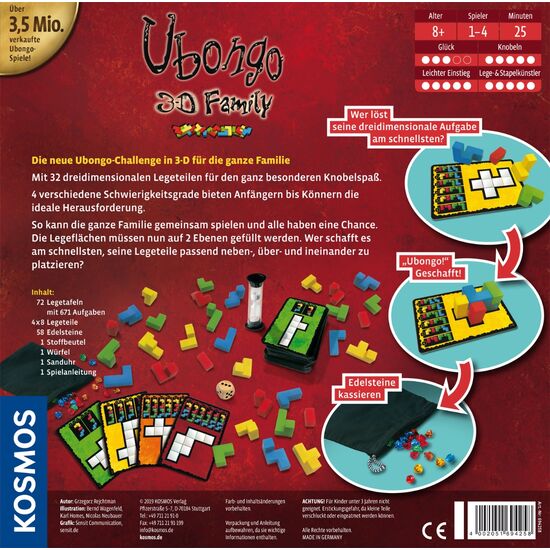 SPIEL Ubongo 3-D Family 8+/1-4, 2 image