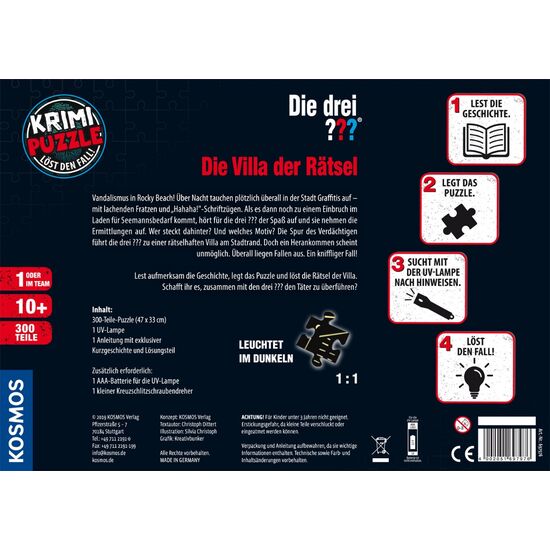 KRIMIPUZZLE ??? Villa Rätsel 300T 10+, 2 image