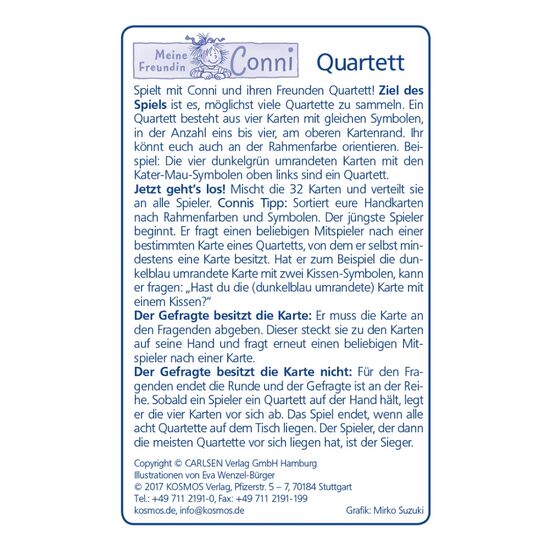 KARTEN Freudin Conni Quartett 4+/2-4, 2 image