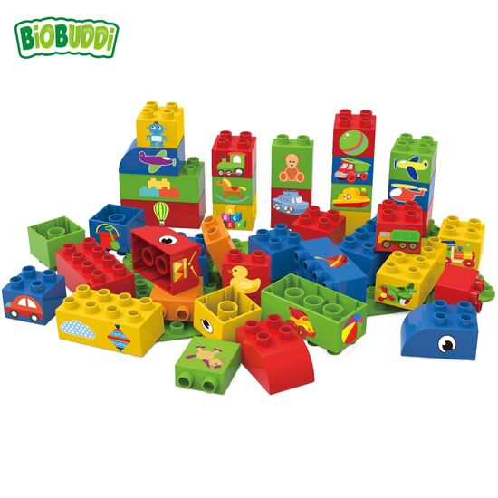 BIOBUDDI Blocks & 1 Plate Boys 40 pcs, 3 image