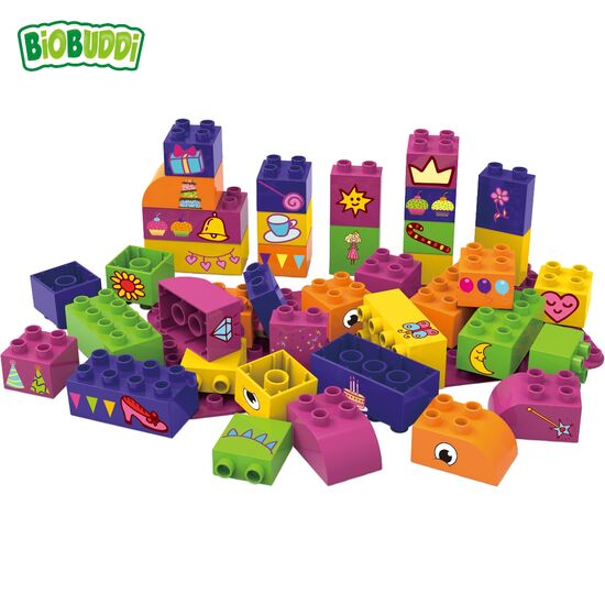 BIOBUDDI Blocks& 1 Plate Girls 40 pcs, 3 image