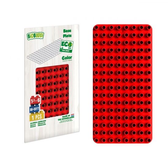 BIOBUDDI Base plate red, 2 image