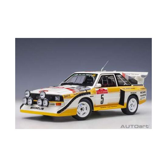 Audi Sport Quattro S1 #2 1:18 Rally Monte Carlo 1986 R├Âhrl/Geistd├Âr (composite model/2 doors openings)