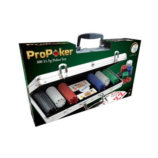 ProPoker 300 Chips 11.5g Poker Set