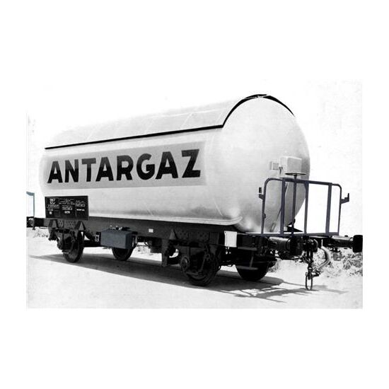 SNCF 2 Gaswagen 2-achsig ANTARGAZ silbrig Ep.III
