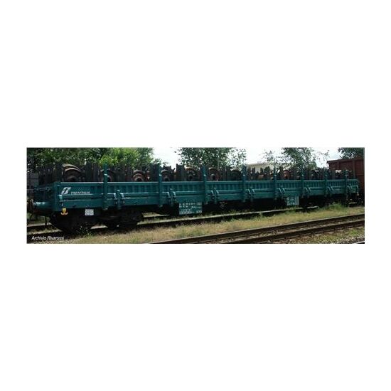 FS 4-achsiger Rungenwagen Res mit Ladung Ep.V-VI