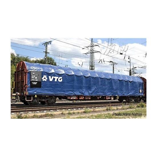 VTG 4-achs. Schiebeplanewagen Rilns blau Ep.V-VI