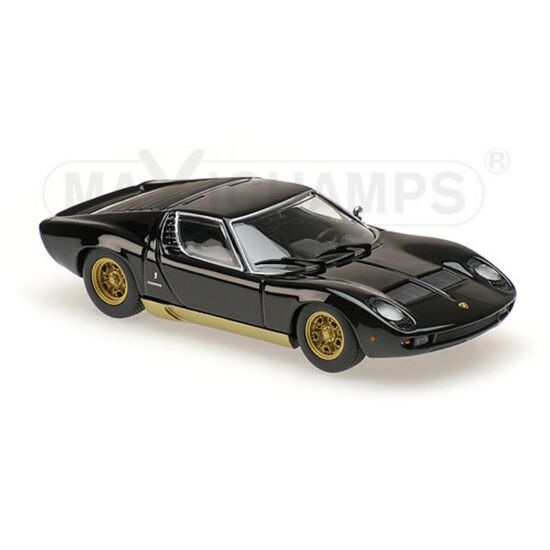 LAMBORGHINI Miura 1966 noir 1:43