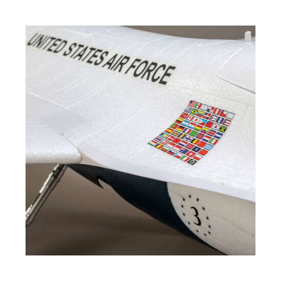 AVION F-16 THUNDERBIRD 813mm EP PNP * PRIX NET/NET SANS RABAIS, 9 image