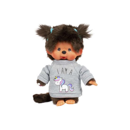 MONCHHICHI Sweater Red Heart Girl20cm, 3 image