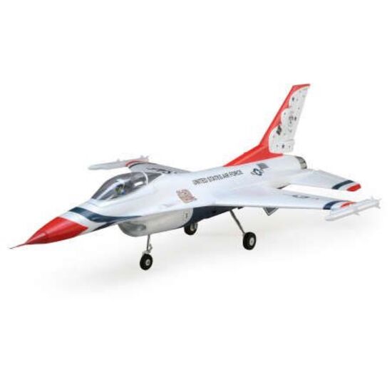 AVION F-16 THUNDERBIRD 813mm EP BNB avec AS3X/SAFE TECHNOLOGY BNF BASIC