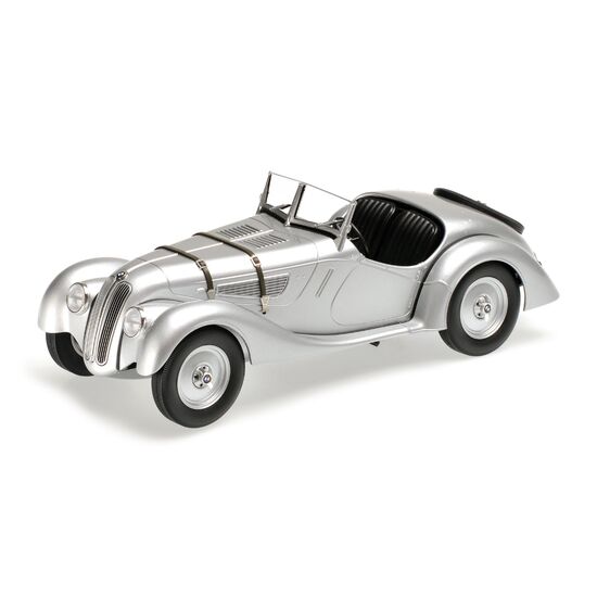 BMW 328 1936 argent 1:18