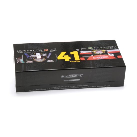 2-Car Set 1:43 Hamilton Japanese GP 2015 41st Win.