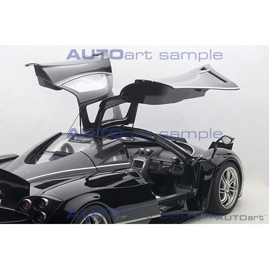 PAGANI Huayra noir 1:12 Silver Stripes w/Silver Wheels, 7 image