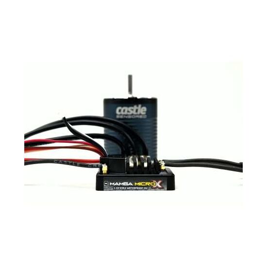 MOTEUR/VARIATEUR                 1/10 1406 2280kv /MAMBA MICRO X SENSORED, 3 image