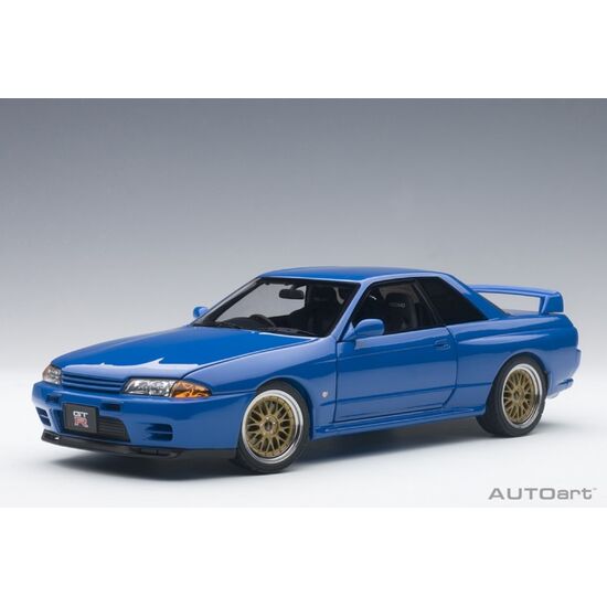 NISSAN Skyline GT-R bleu 1:18 V-Spec II Tuned Version (R32)