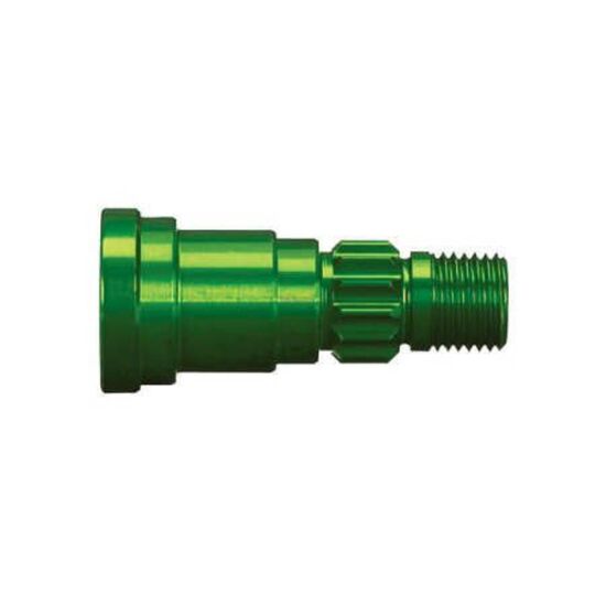 Stub axle, aluminum (green-anodized) (1) (use only with #7750 driveshaft)
