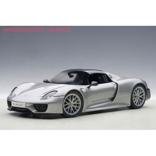PORSCHE 918 Spyder blanc 1:18 Weissach Package