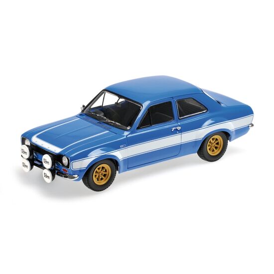 FORD Escort I 1970 bl/bl 1:18 RS 1600 FAV Blue w/white stripes