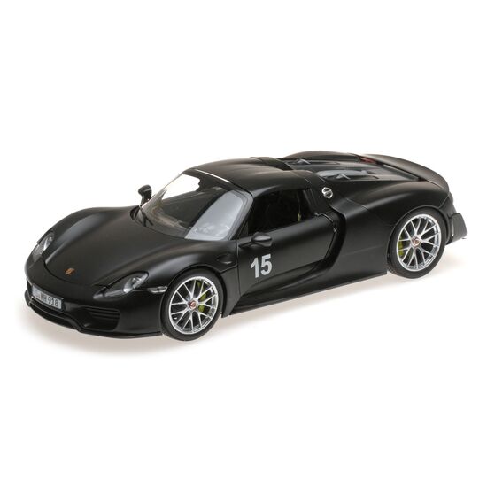 PORSCHE 918 Spyder 2013 schwarz 1:18 Matt Black