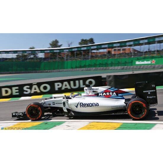 WILLIAMS Martini Rac. Merc. FW38 1:18 F.Massa Final Brazilian GP 13.11.2016