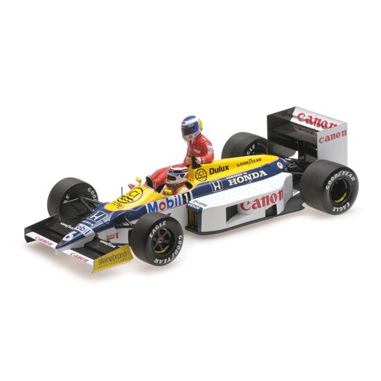 WILLIAMS Honda FW11 1:18 German GP 1986Keke Rosberg riding on Ne