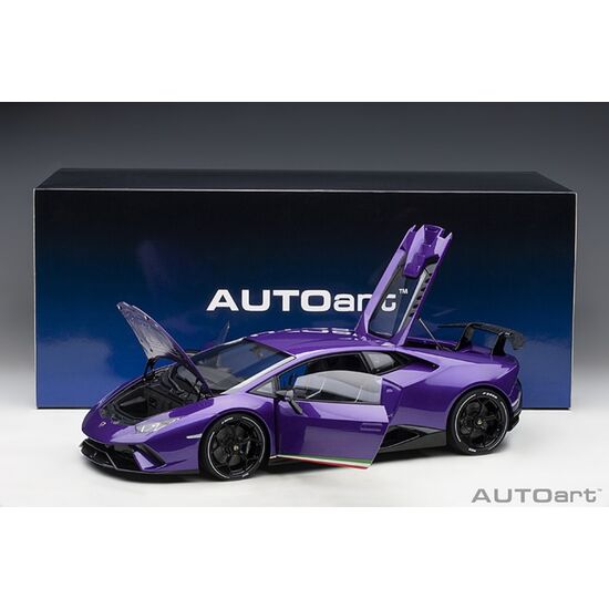 LAMBORGHINI Hurac├ín Perfor. 2017 1:12 viola pasifae/pearl purple (composite model/full openings), 2 image