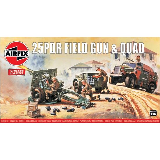 VEHICULE 25 PDR Field Gun 1:76