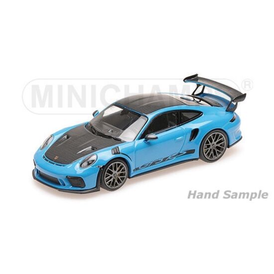 PORSCHE 911 GT3RS (991.2) - 2019 - BL UE W/ WEISSACH PACKAGE W/ GOLDEN MAGN ESIUM WHEELS