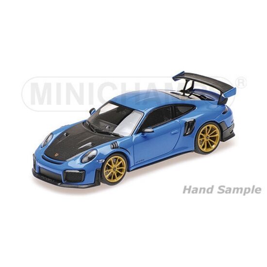 PORSCHE 911 (991.2) GT2RS - 2018 - BL UE W/ GOLDEN WHEELS