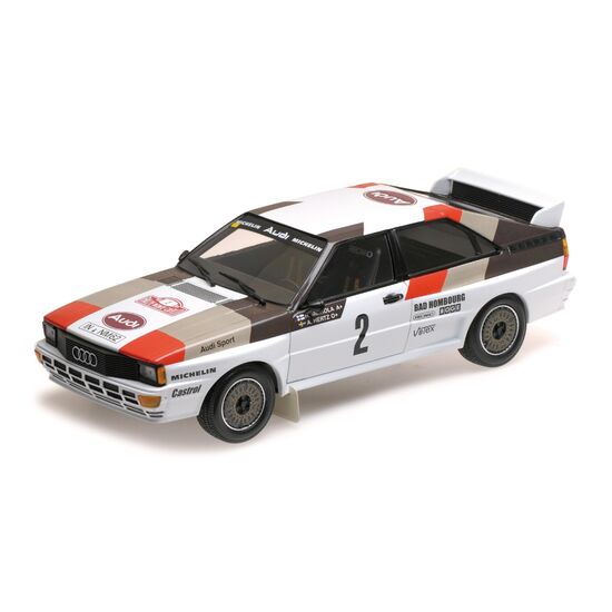 AUDI QUATTRO A1 - AUDI SPORT - MIKKOL A/HERTZ - RALLYE AUTOMOBILE DE MONTE CARLO 1983