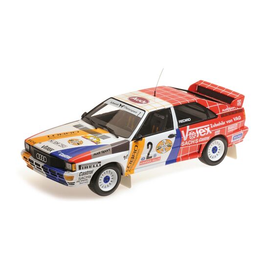 AUDI QUATTRO A2 - SCHMIDT MOTORSPORT - DEMUTH/LUX - WINNERS INT. AVD/STH HUNSRÜCK RALLYE 1984