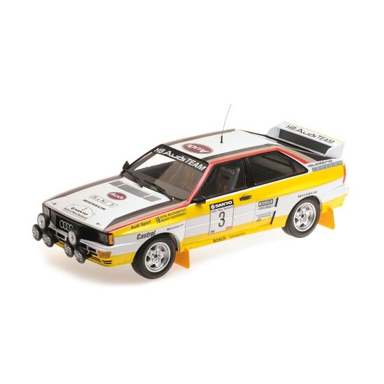 AUDI QUATTRO A2 - AUDI SPORT - BLOMQV IST/CEDERBERG - WINNERS SANYO RALLY OF NEW ZEALAND 1984