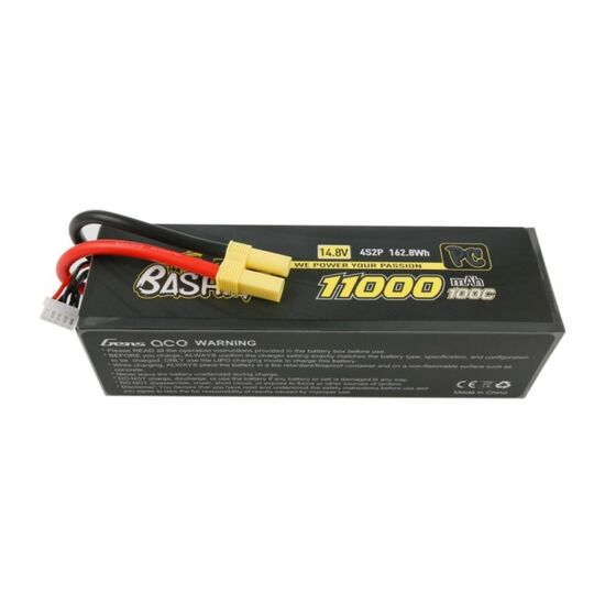 Gens ace 11000mAh 14.8V 100C 4S2P Lipo Battery Pack with EC5-Bashing Series